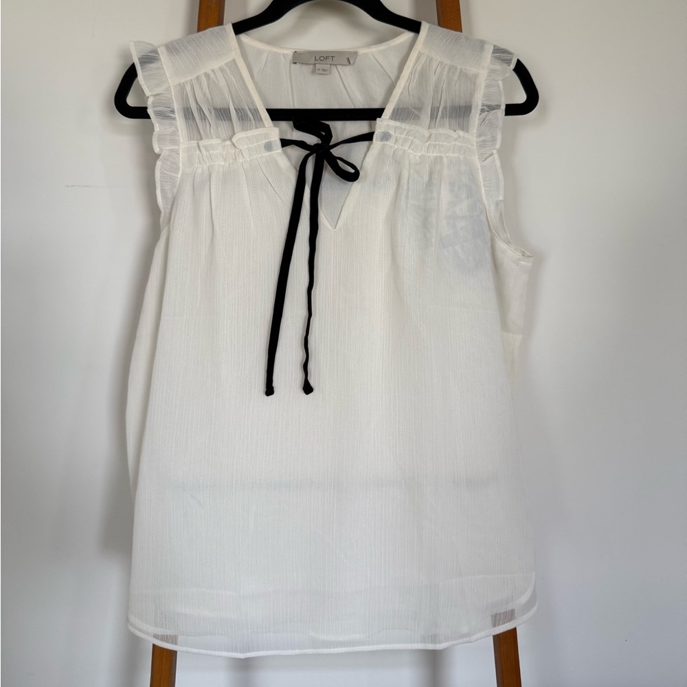 LOFT Ivory Blouse